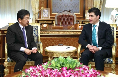 PM Nechirvan Barzani receives Japanese Ambassador to Iraq