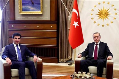  PM Barzani and President Erdogan discuss the latest developments in the region 