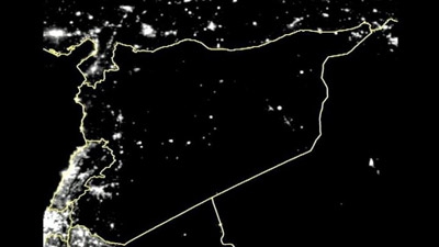 Most of Syria without lights as conflict enters fifth year