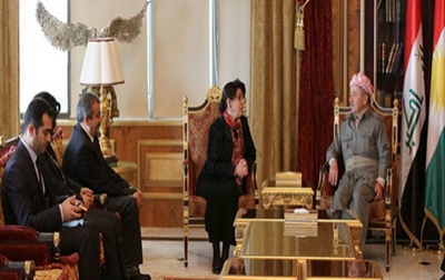 President Barzani Meets Turkish Kurdish MPs Layla Zana and Sırrı Önder 