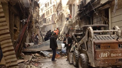 Syrian Rebels Shell Aleppo, Killing at Least 9