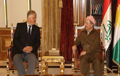 President Barzani Thanks German Support to Peshmerga 