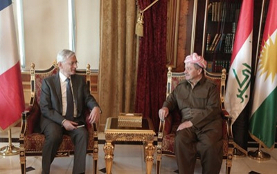 Kurdistan Region President Meets French Ambassador to Iraq 