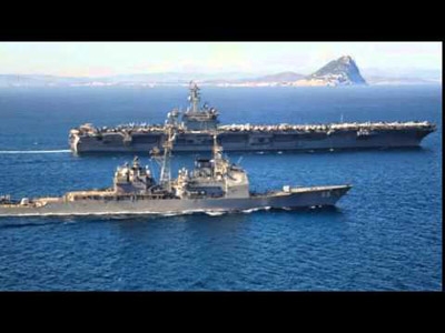 US aircraft carrier enters Persian Gulf as Iranian convoy moves away from Yemen