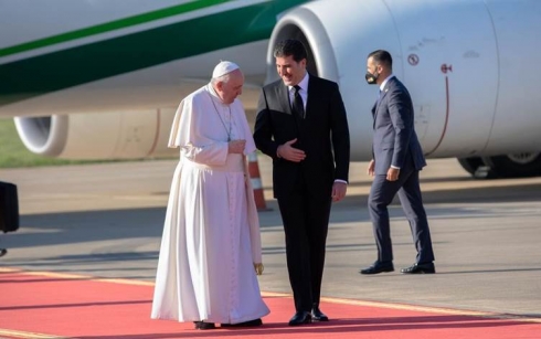 Papa Francis peyamek ji Serokê Herêma Kurdistanê re şand