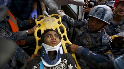 Two pulled from rubble five days after Nepal quake