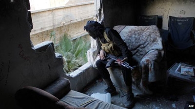 Syria conflict: Islamic State arms dump 'blows up'