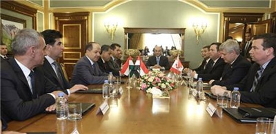 President Barzani Meets Canadian Prime Minister