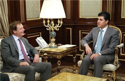 Prime Minister Barzani Receives British Ambassador to Iraq