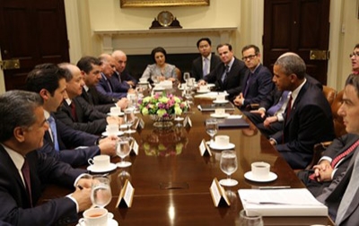 President Barzani and President Obama reiterate joint commitment to defeat ISIS