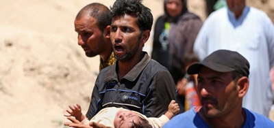 Ramadi refugee: 'They were killing women and children' 