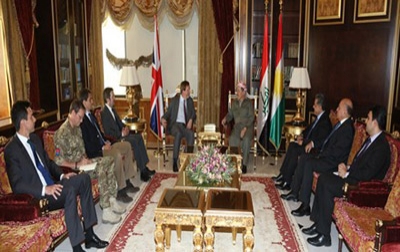 President Barzani Meets With UK's Ambassador to Iraq 