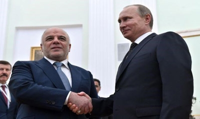Iraqi Premier in Moscow for talks on investment, weapons