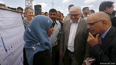 Germany's Steinmeier visits Gaza Strip