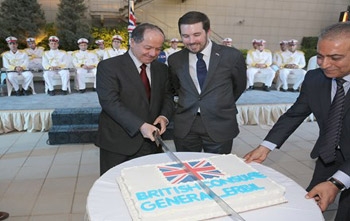 President Barzani Attends the Birthday Ceremony of Queen Elizabeth II‏ 