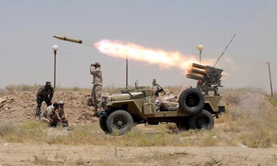 Iraqis launch offensive near Anbar base as blasts kill 32
