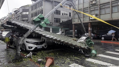 Typhoon Soudelor heads to China after ravaging Taiwan