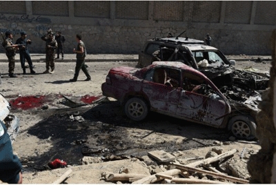 Taliban suicide bomber strikes near Kabul airport