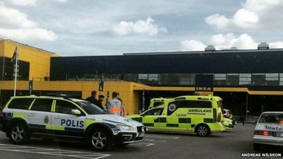 Swedish Ikea knife attack in Vasteras leaves two dead