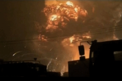 Explosion at US Base in Japan Lights up Night Sky