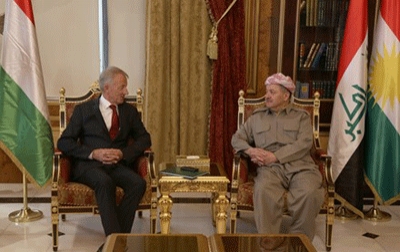 President Barzani Receives Hungary's Ambassador to Iraq‏