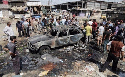  Suicide bombers kill dozens in Baghdad 