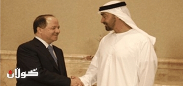 President Barzani Meets Crown Prince Mohammed bin Zayed in Abu Dhabi