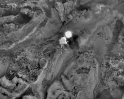 Third Russian air strike on Syrian rebel group kills leader