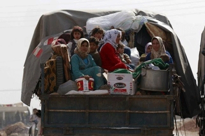 U.N. says 120,000 displaced by rising violence in Syria