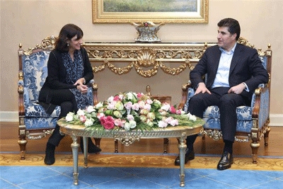 Prime Minister Barzani receives Mayor of Paris