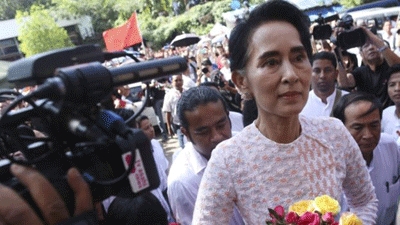 Myanmar election: President congratulates Suu Kyi