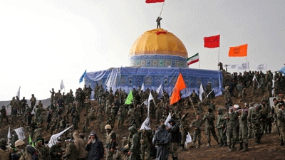 Iran's Guard Simulates Capture of Al-Aqsa Mosque