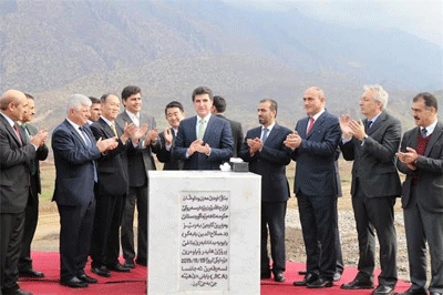 Prime Minister Barzani inaugurates Deralok hydropower project