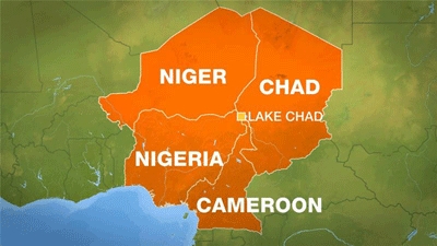 Triple suicide blast kills dozens on Lake Chad island