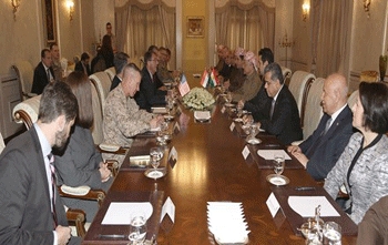 President Barzani and U.S. Secretary of Defense Meet in Erbil‏