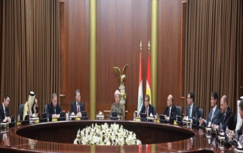 President Barzani Meets with Erbil-Based Diplomats‏