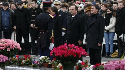 One year on, Paris marks million-strong Charlie Hebdo rally