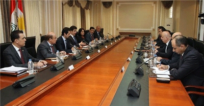 Kurdistan Region Council of Ministers Presidency discusses financial crisis with Governors