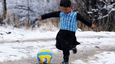 Afghan 'plastic bag boy' excited about Messi meeting