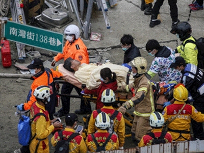 Strong earthquake rocks Taiwan, leaving 14 dead and 150 missing