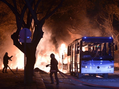 Turkey blames Kurdish militants for Ankara bombing, vows retaliation