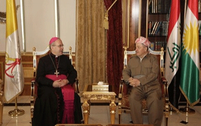 President Barzani Meets with Papal Delegation