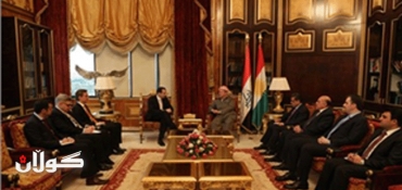 President Barzani Receives a U.S. Delegation