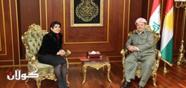 President Barzani Receives Leyla Zana