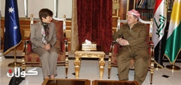 President Barzani Meets Australia's Ambassador to Iraq