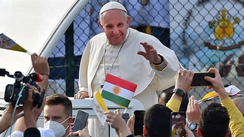 Macron: Serdana Papa Francis bo Iraqê xaleke werçerxanê ye