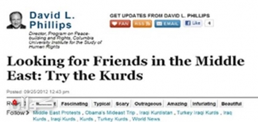 “Looking for Friends in the Middle East: Try the Kurds”, Says Peace-Building and Rights Expert