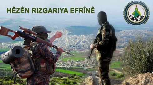 HRE`yê li Efrînê li dagirkeran da; leşkerek û 4 çete hatin kuştin