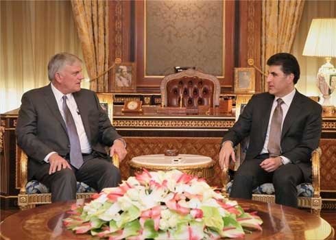 Prime Minister Barzani receives the head of Samaritan's Purse organisation