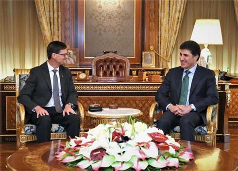 Prime Minister Barzani receives Canadian Ambassador